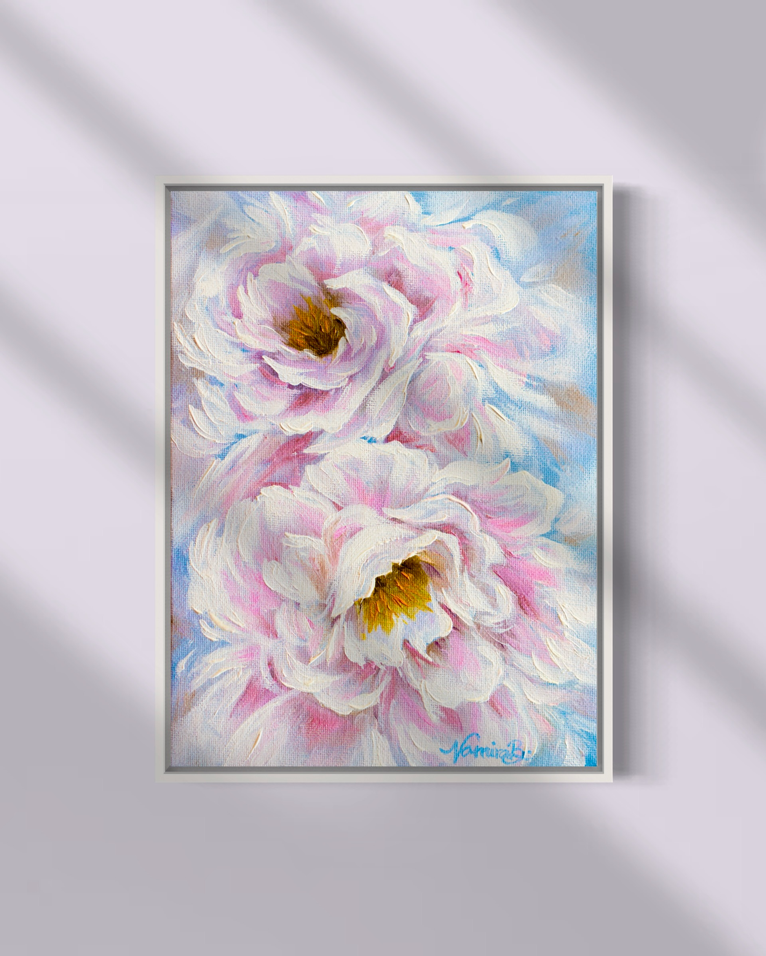 Fine art and canvas prints of original floral artwork