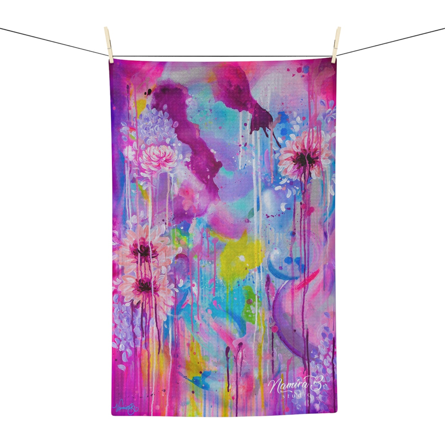 'Venus Garden' Tea Towel