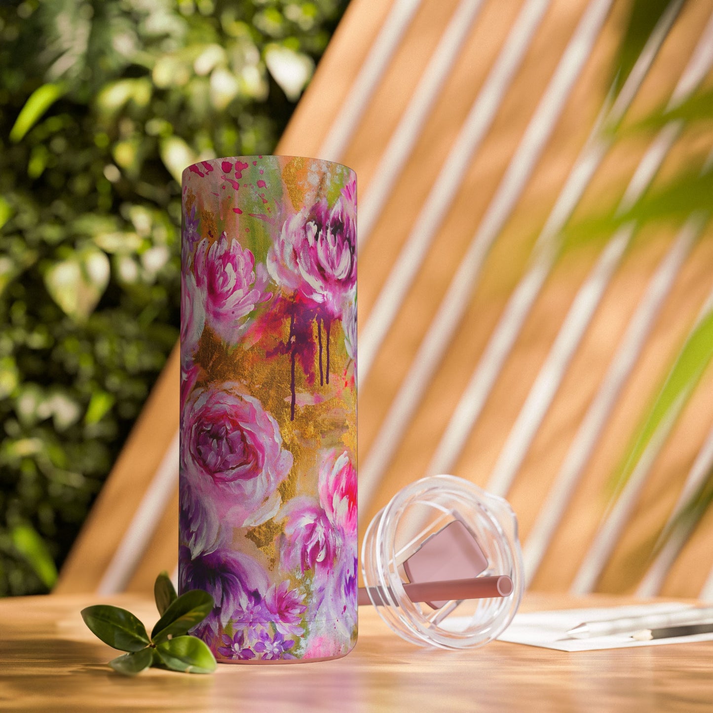 'Jardin de Fees' Skinny Tumbler, 20oz