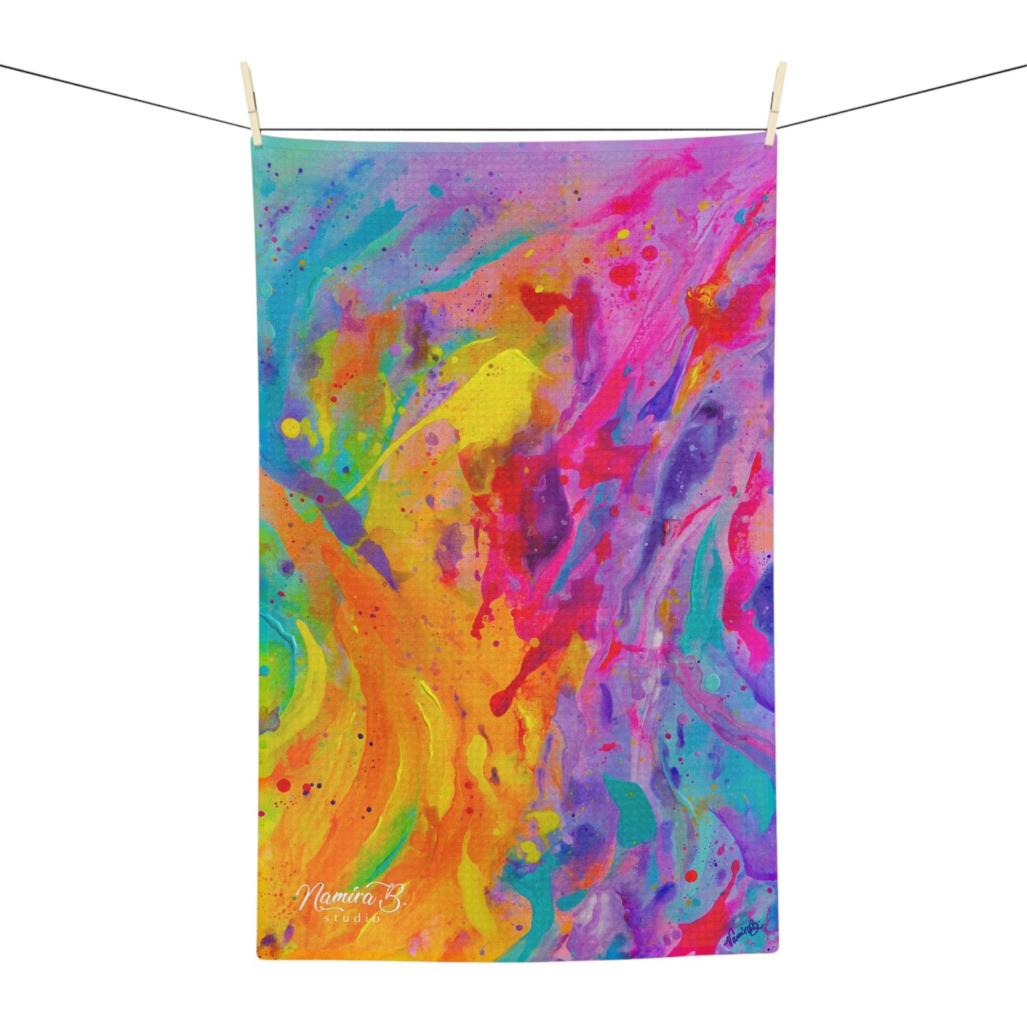 'Tropical Breeze' Tea Towel
