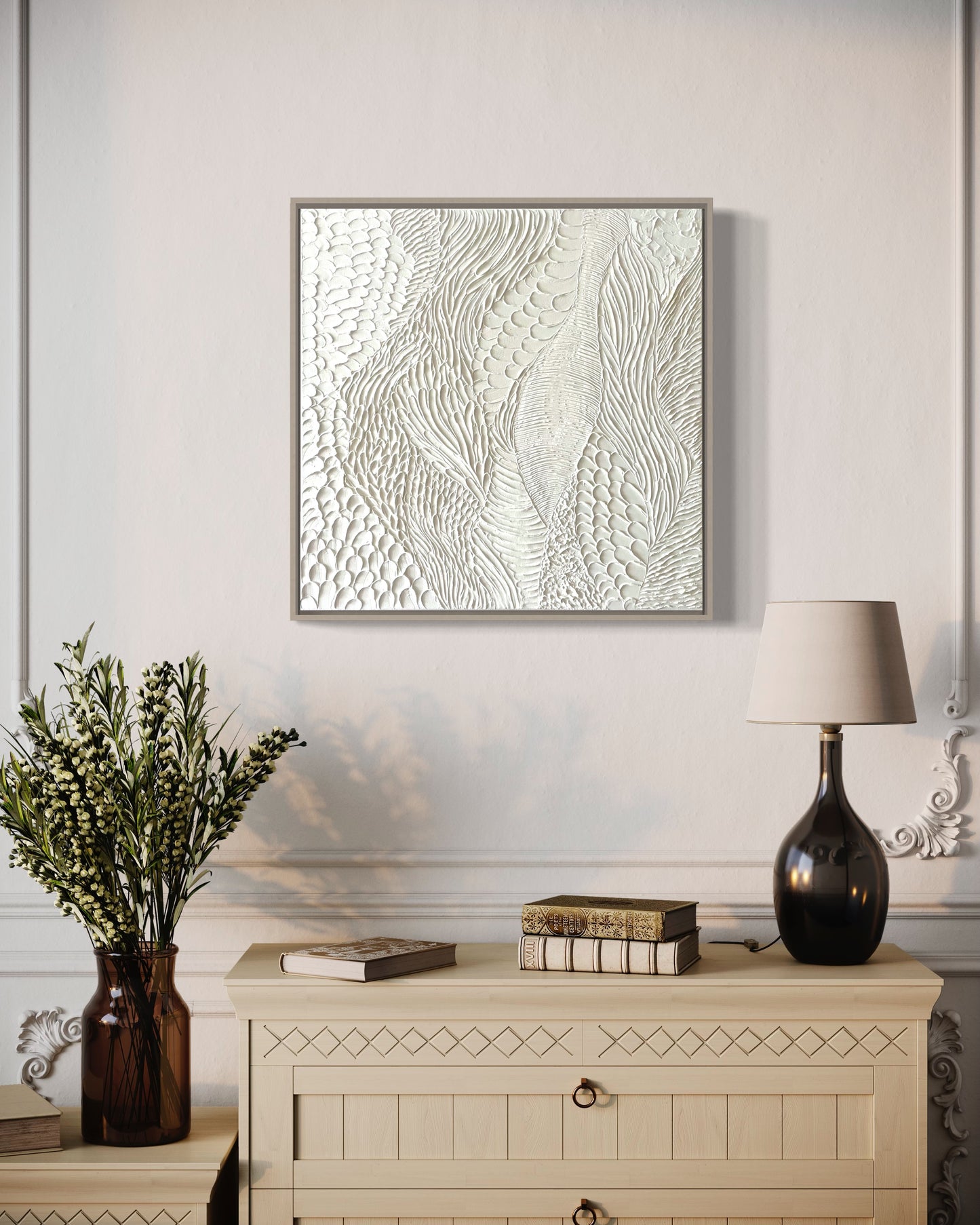 'Angelic' Textured Painting