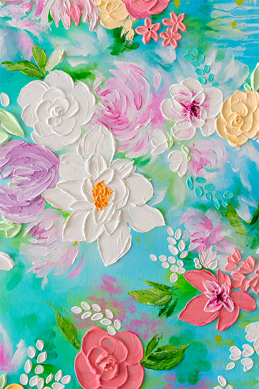 'A Symphony of Spring' Original Painting (World Art Dubai '24)