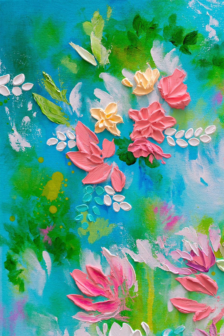 'A Symphony of Spring' Original Painting (World Art Dubai '24)
