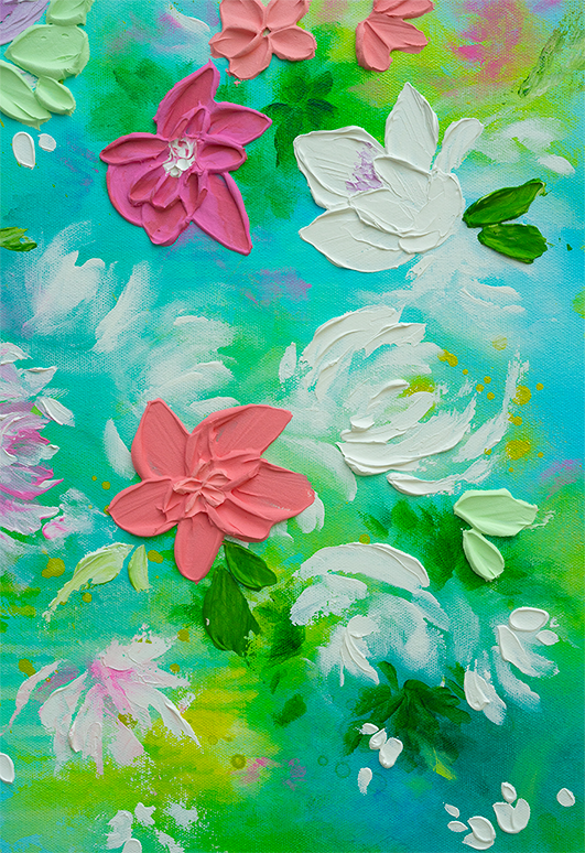 'A Symphony of Spring' Original Painting (World Art Dubai '24)