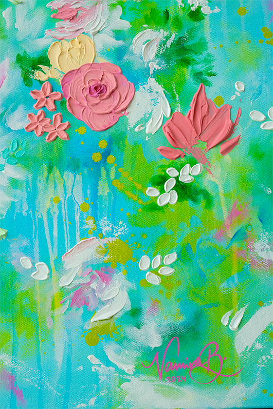 'A Symphony of Spring' Original Painting (World Art Dubai '24)