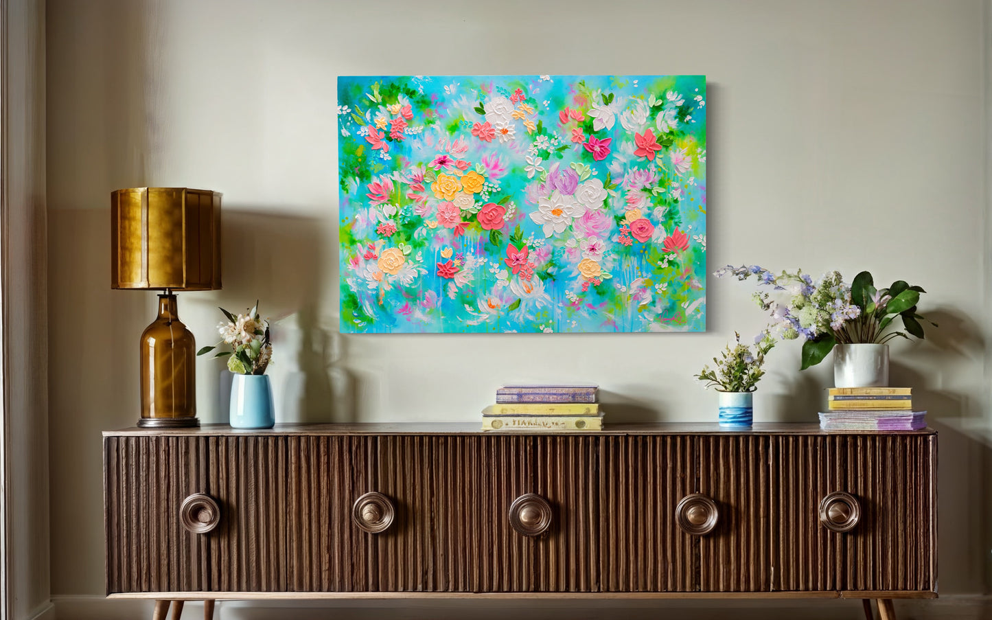 'A Symphony of Spring' Original Painting (World Art Dubai '24)