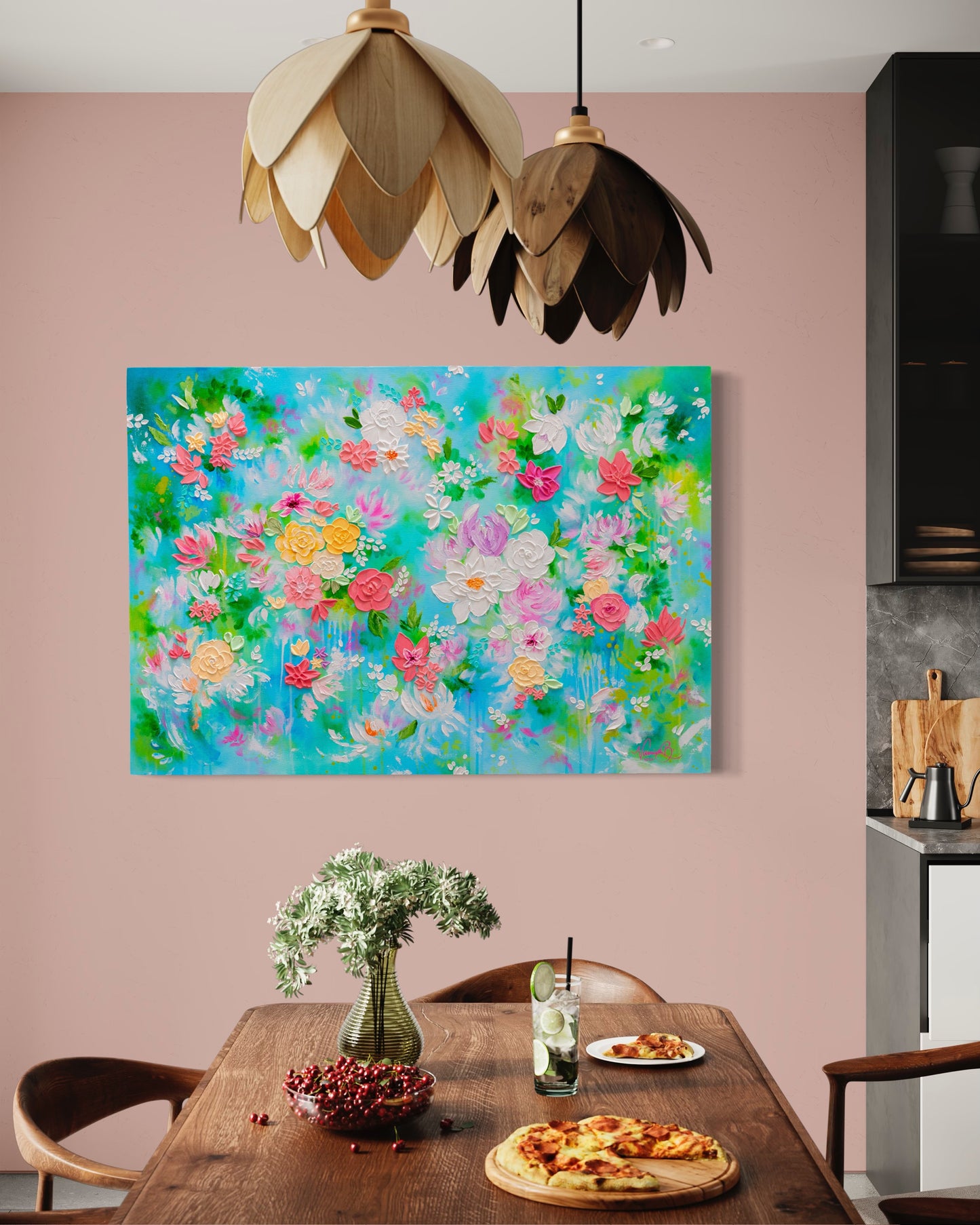 'A Symphony of Spring' Original Painting (World Art Dubai '24)
