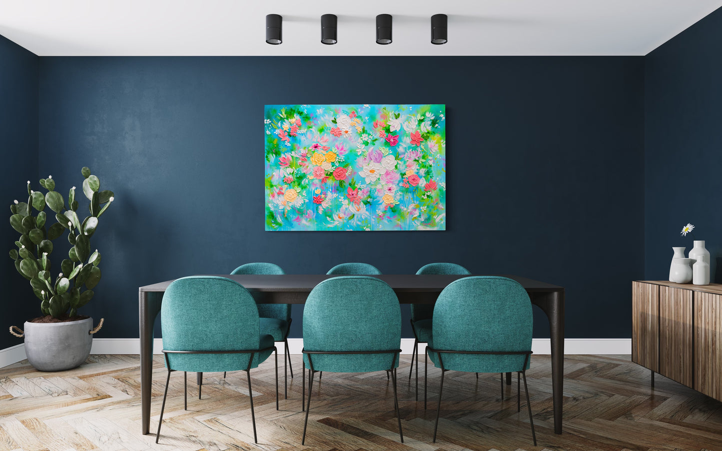 'A Symphony of Spring' Original Painting (World Art Dubai '24)