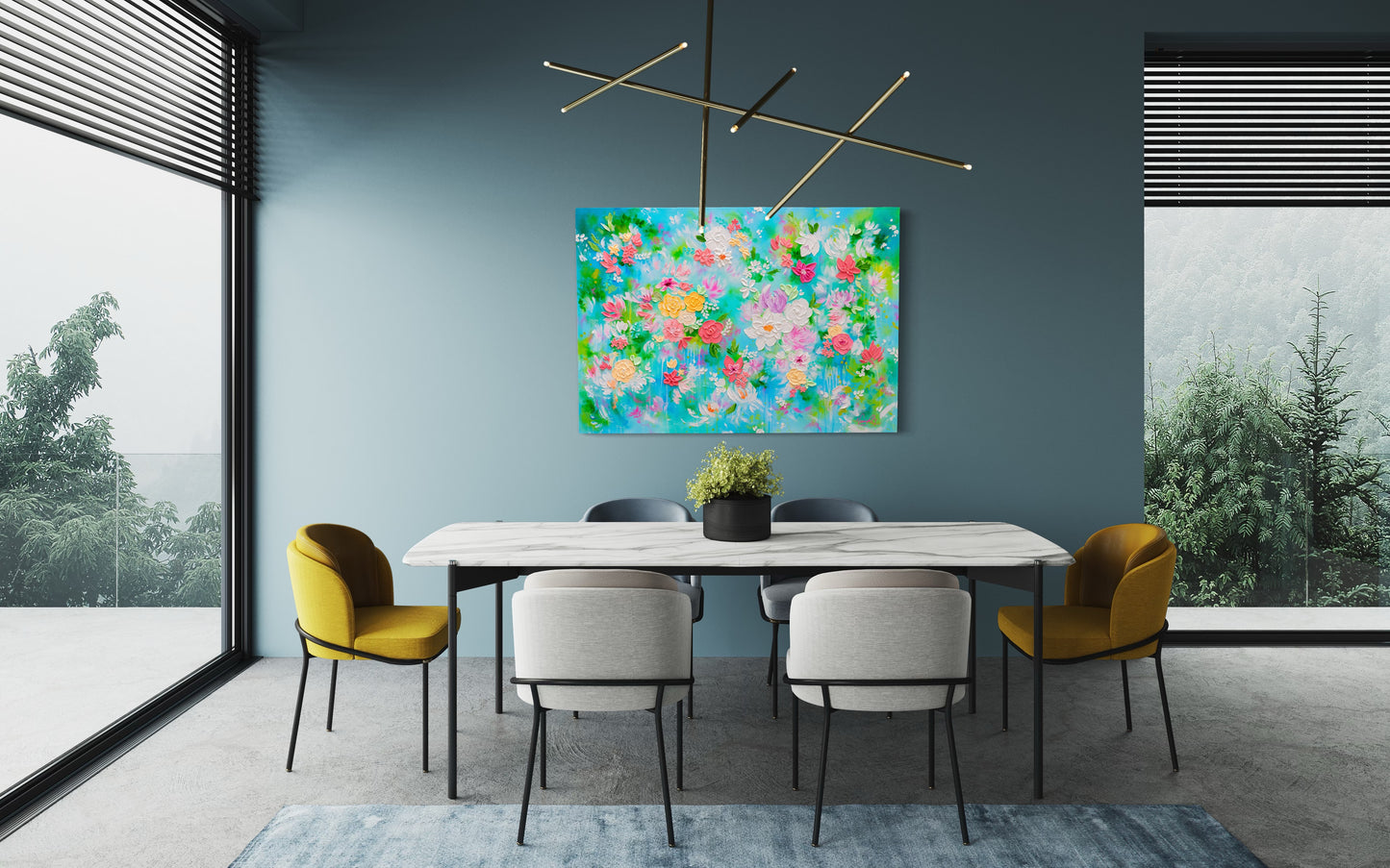 'A Symphony of Spring' Original Painting (World Art Dubai '24)
