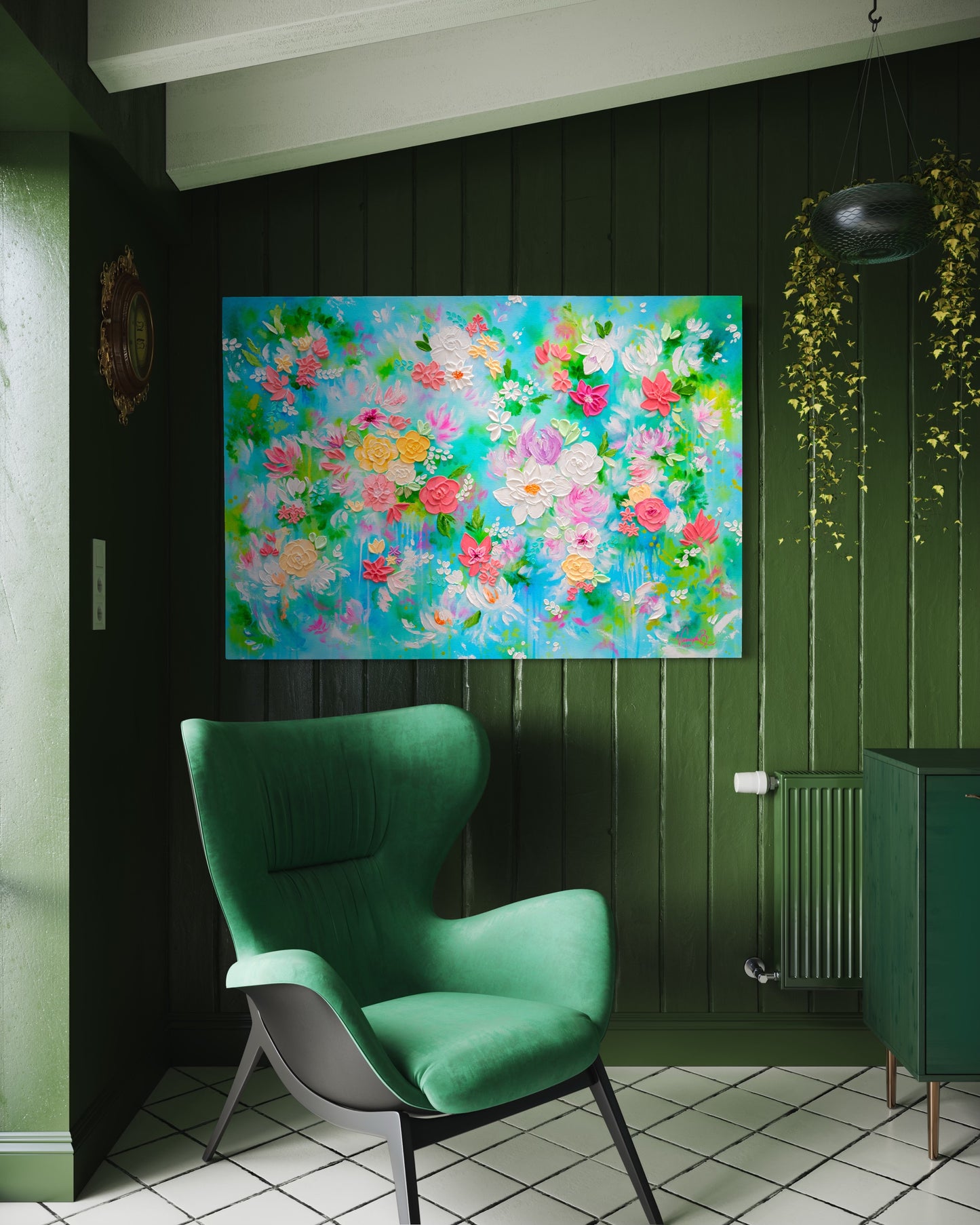 'A Symphony of Spring' Original Painting (World Art Dubai '24)