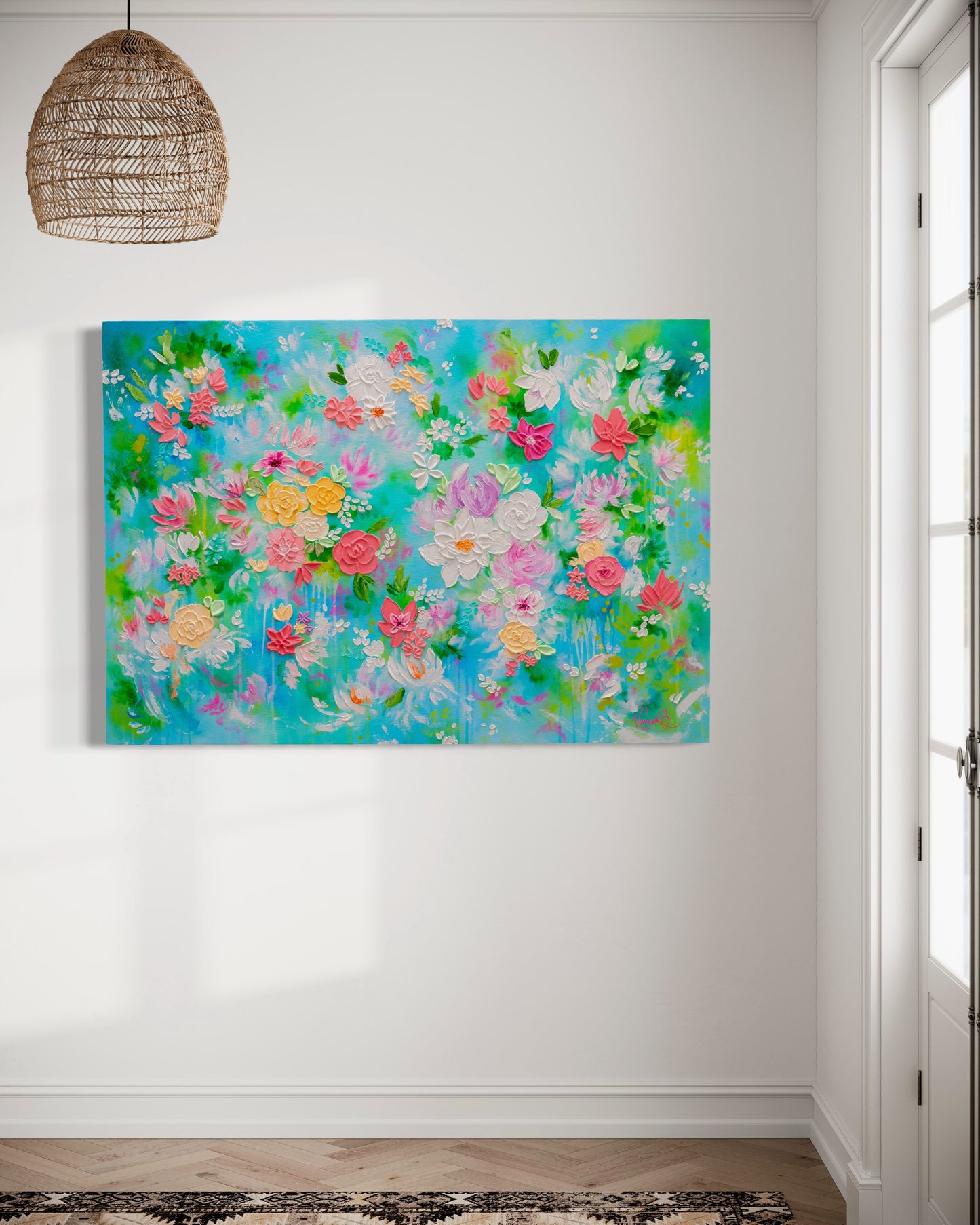 'A Symphony of Spring' Original Painting (World Art Dubai '24)
