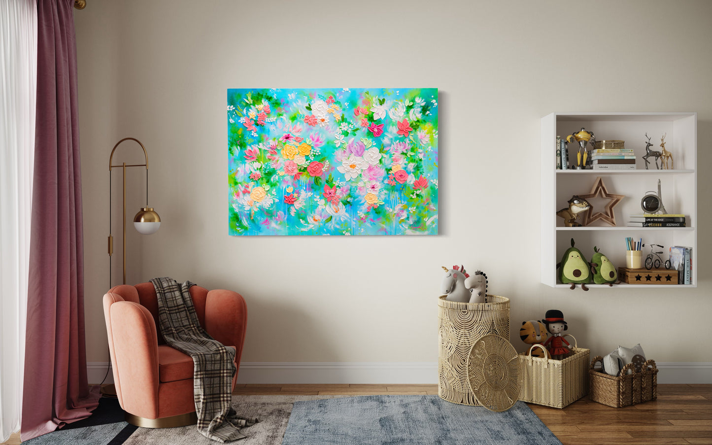 'A Symphony of Spring' Original Painting (World Art Dubai '24)