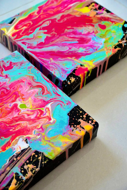 'Lovers' Original (diptych)