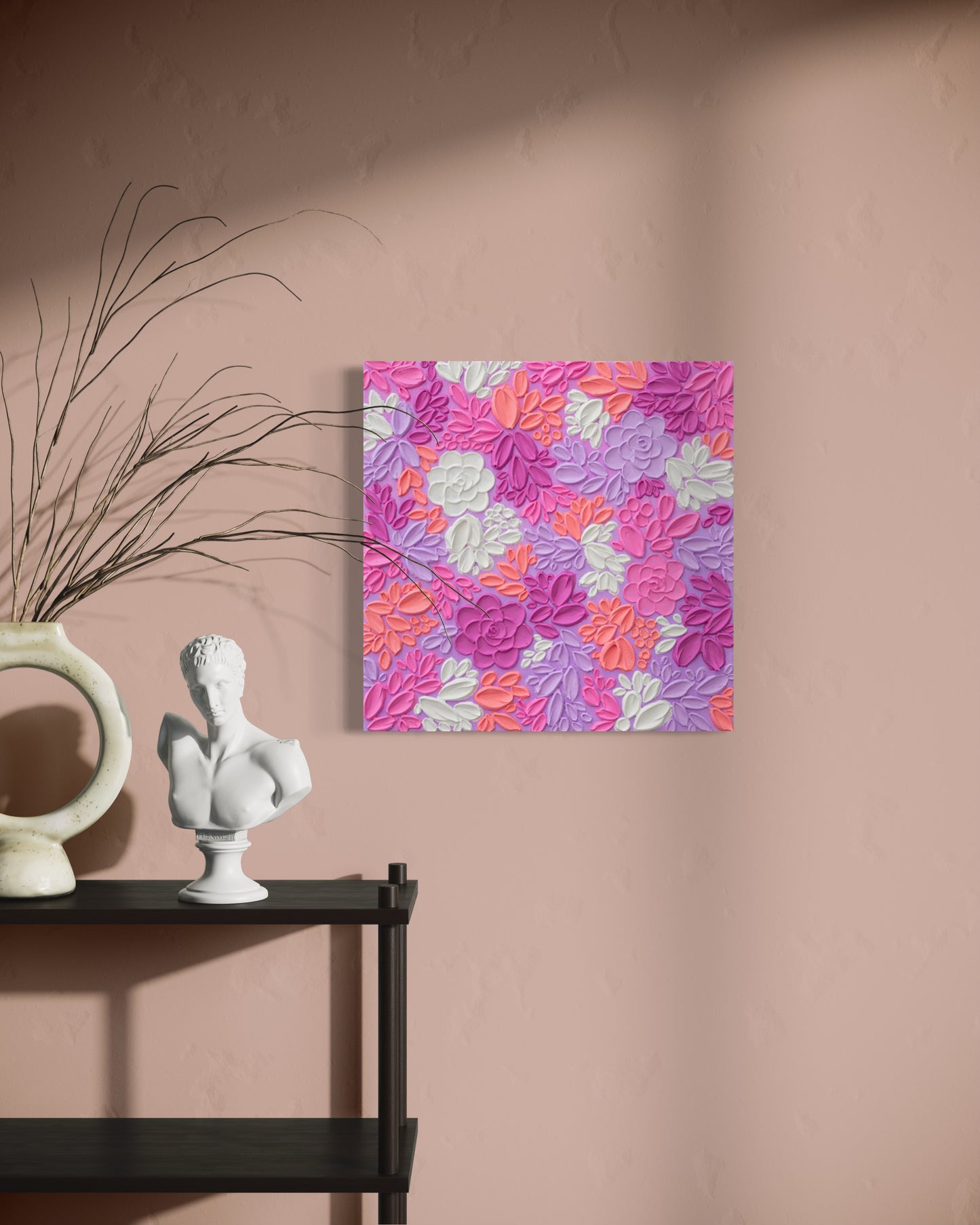 'Finding Love II' Textured Painting