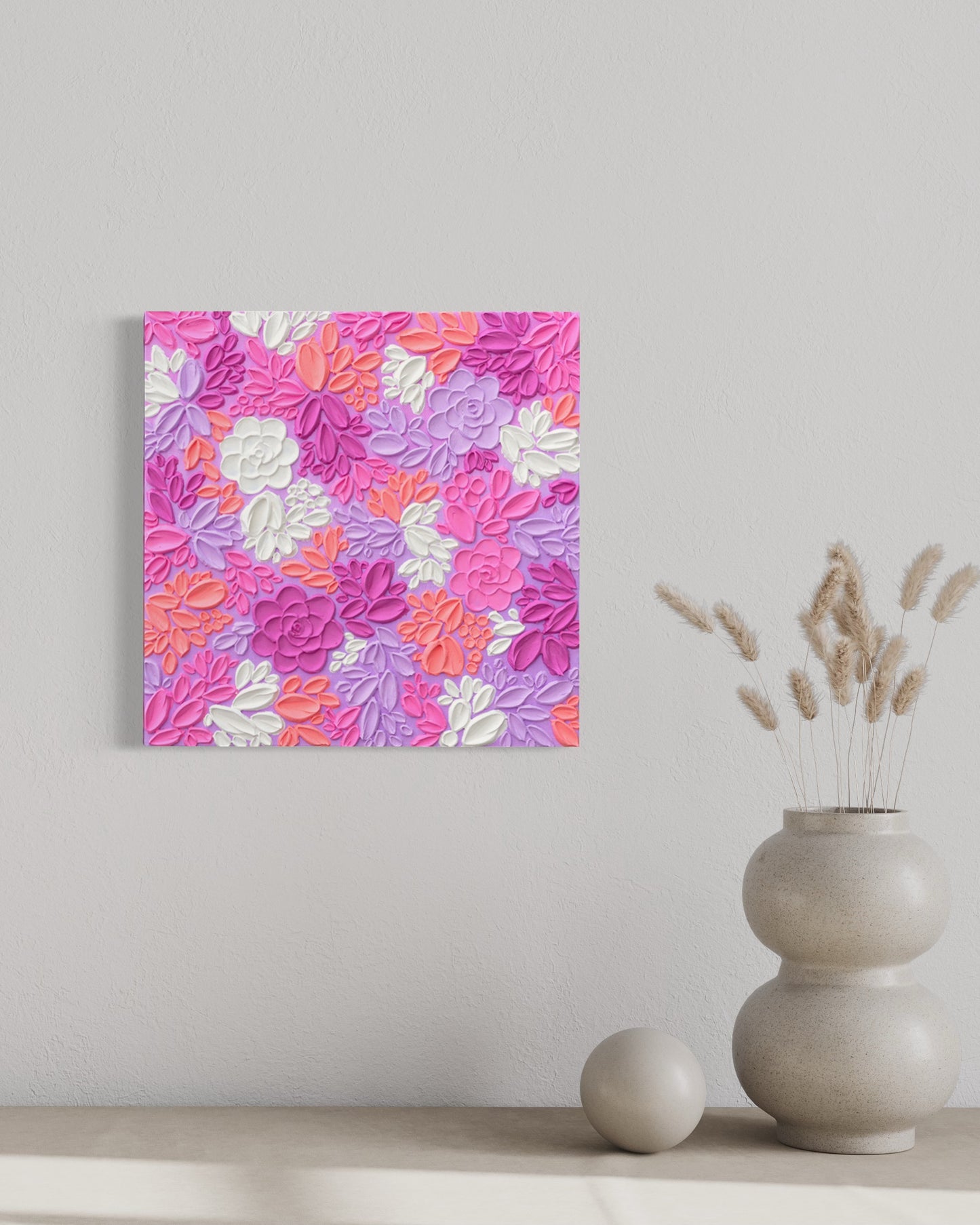 'Finding Love II' Textured Painting