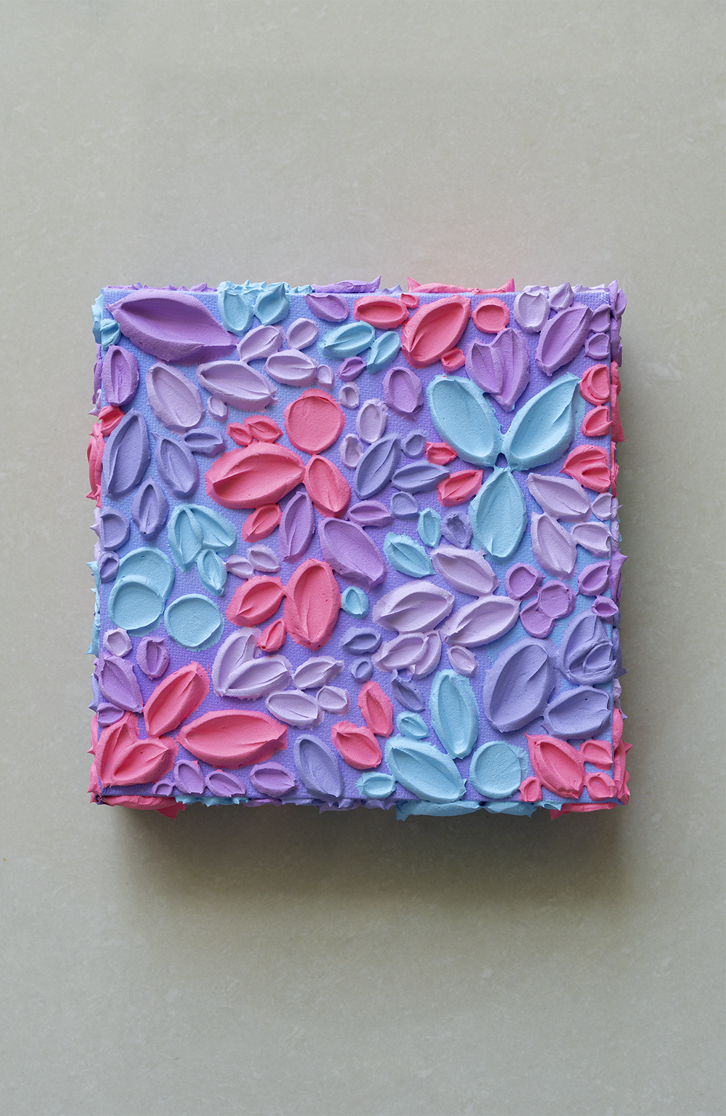 'Flamingo' Mini Textured Painting