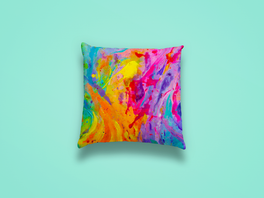 'Tropical Breeze' Throw Pillow