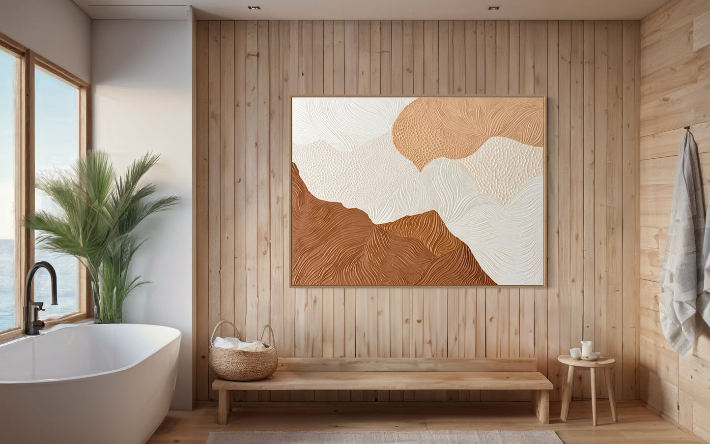 'The Desert's Song' Original Textured Painting