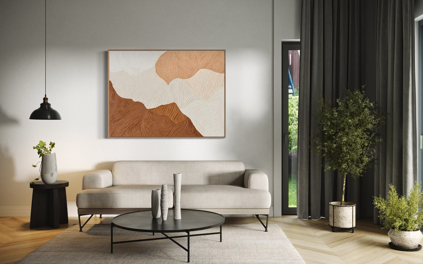'The Desert's Song' Original Textured Painting