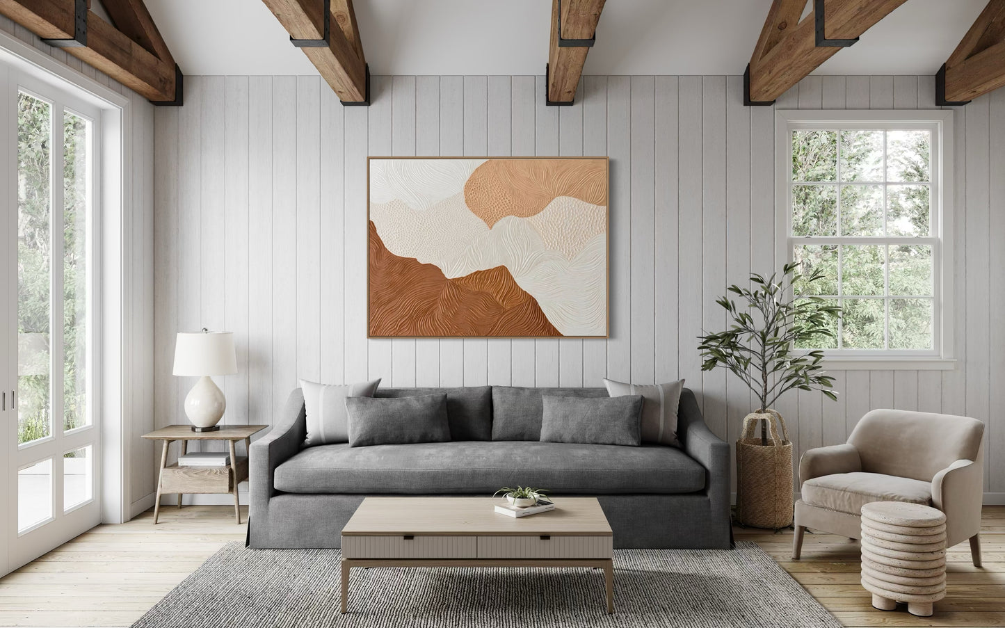 'The Desert's Song' Original Textured Painting