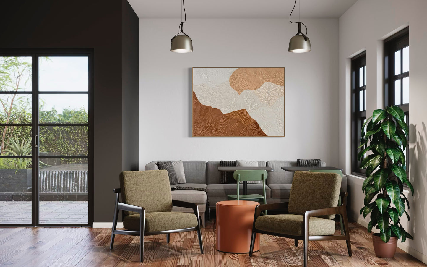 'The Desert's Song' Original Textured Painting