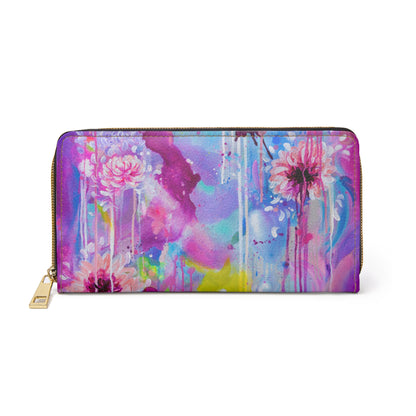 'Venus Garden' Zipper Wallet