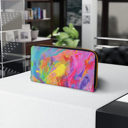 'Tropical Breeze' Zipper Wallet