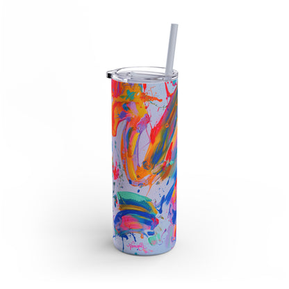 'Indigo Summer' Skinny Tumbler, 20oz