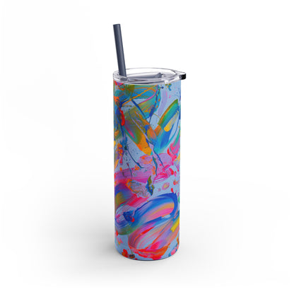 'Indigo Summer' Skinny Tumbler, 20oz