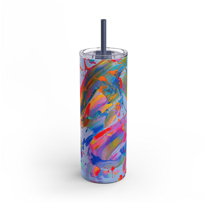 'Indigo Summer' Skinny Tumbler, 20oz