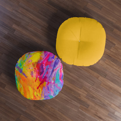 'Tropical Breeze' Tufted Floor Pillow