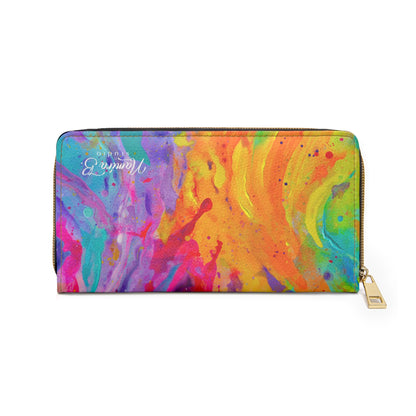 'Tropical Breeze' Zipper Wallet