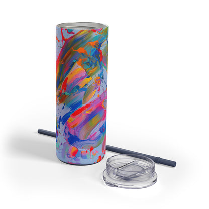 'Indigo Summer' Skinny Tumbler, 20oz