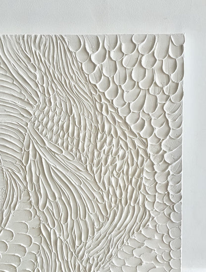 'Angelic' Textured Painting
