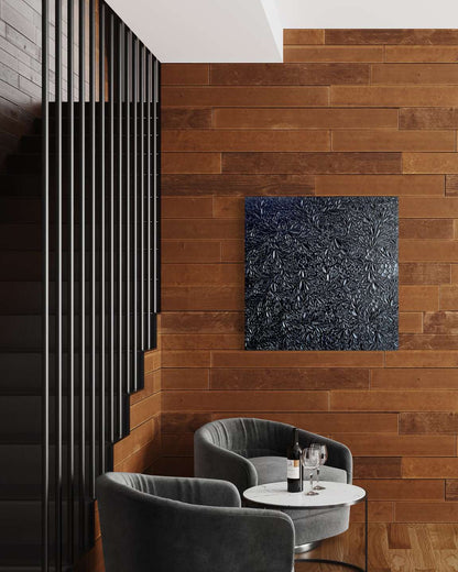 'Black Pearl' Textured Painting