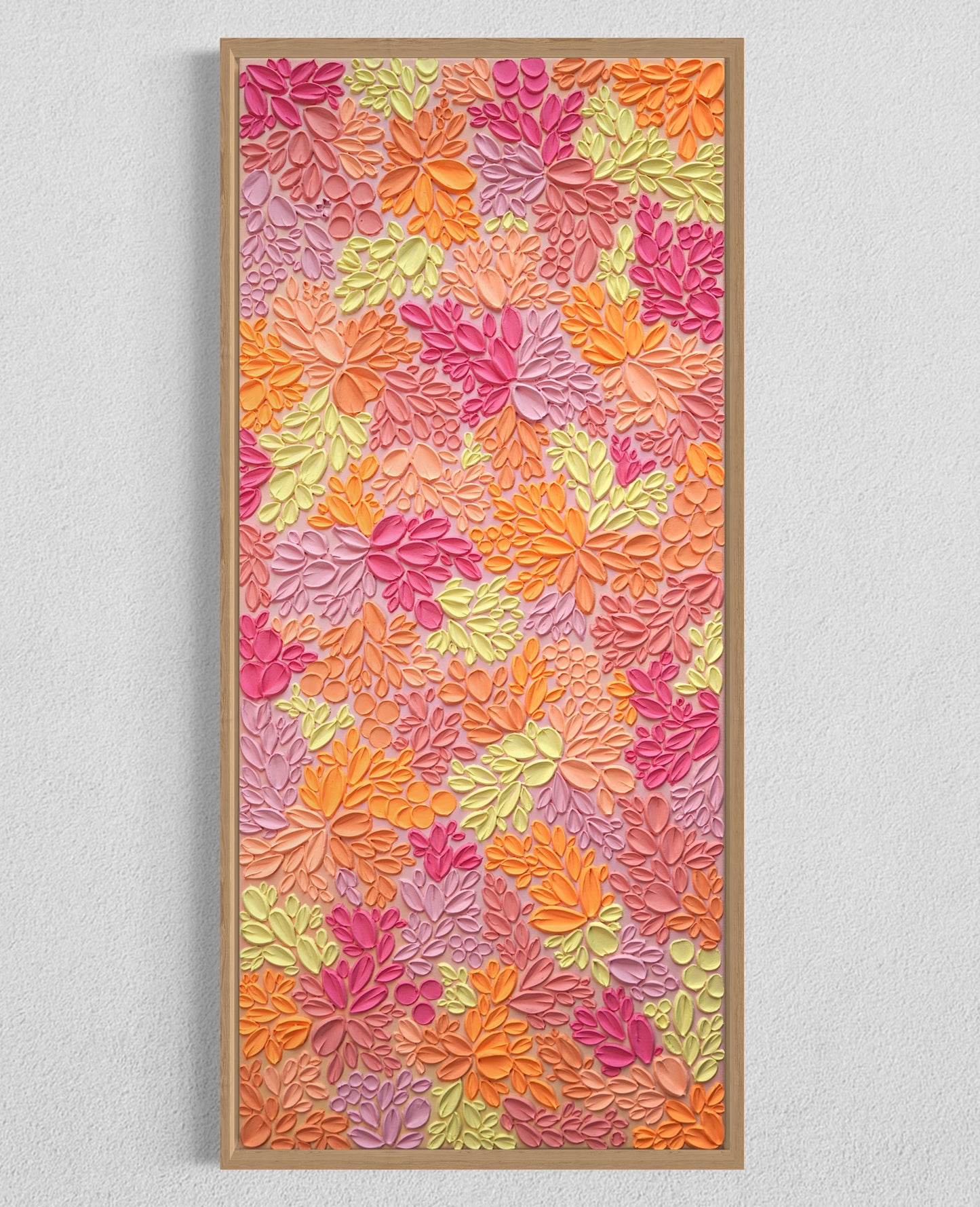 'Fantasy' Textured Paintings (Triptych)
