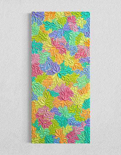 'Fantasy' Textured Paintings (Triptych)