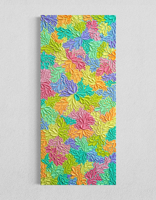 'Fantasy' Textured Paintings (Triptych)