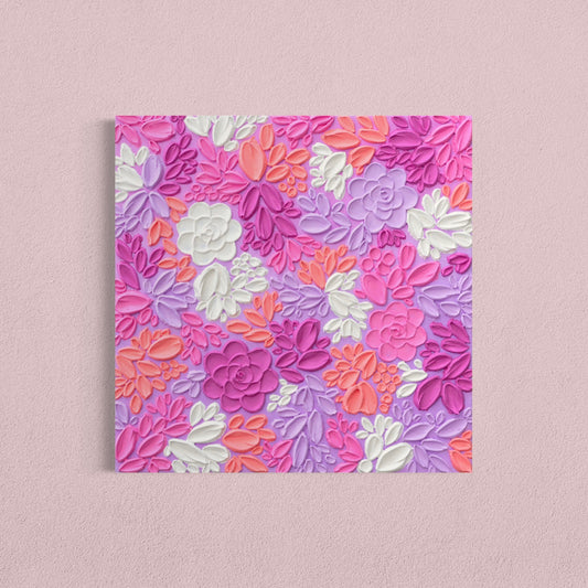 'Finding Love II' Textured Painting