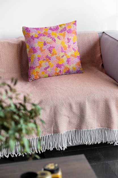 'Summer Bloom' Throw Pillow