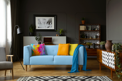 'Tropical Breeze' Throw Pillow
