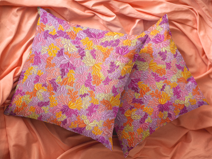 'Summer Bloom' Throw Pillow
