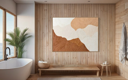 'The Desert's Song' Original Textured Painting