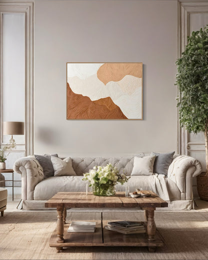 'The Desert's Song' Original Textured Painting